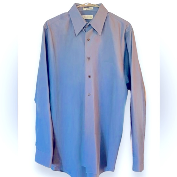 Van Heusen Wrinkle Free Long Sleeve Button Down Shirt 16 34/45 L - Picture 1 of 8